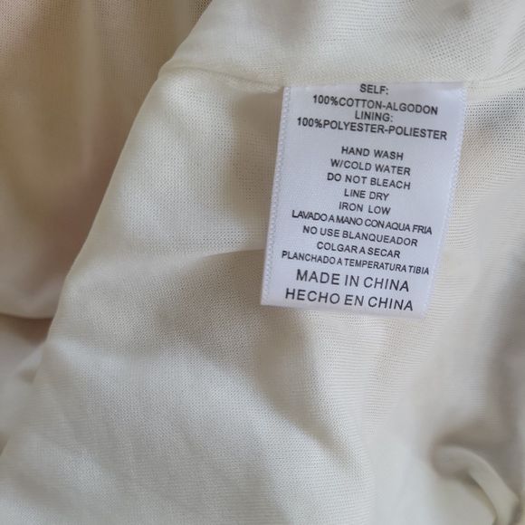 Listicle Dress Size Large Striped Woven Cotton Halter Summer Dress Pockets Boho - Picture 11 of 12